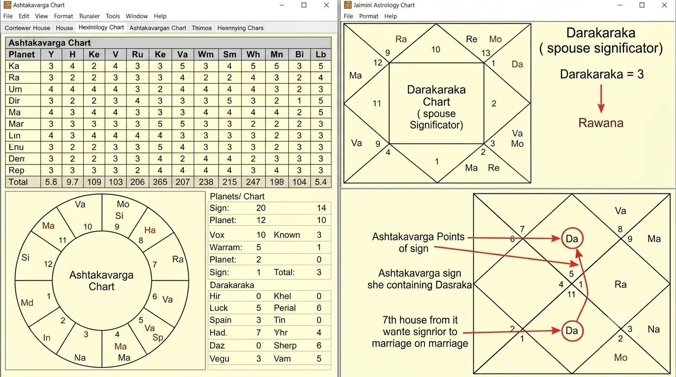 Ashtakavarga Chart